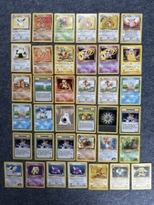 37 Original Pokemon TCG Cards