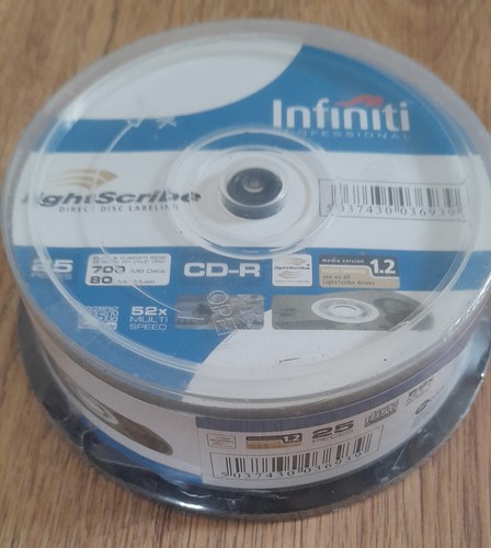 Infiniti lightscribe cd - 25, cd-r