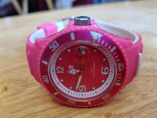 Pink ice watch - ice,