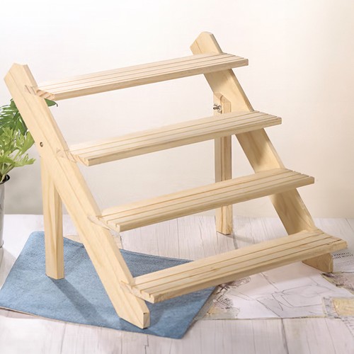 Pine wood desktop shelf - wood,