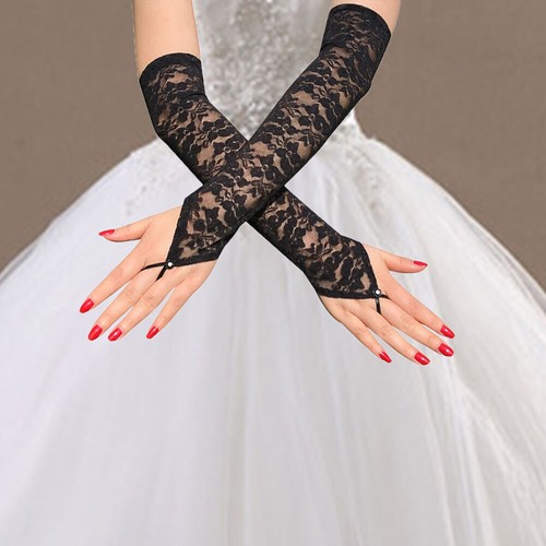 Women gloves elbow length - gloves,