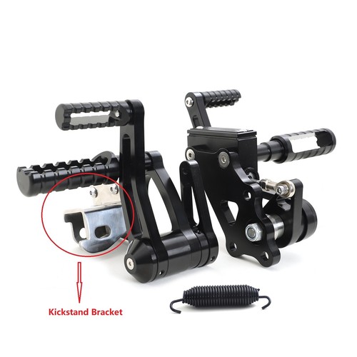 Forward controls kickstand - forward, &