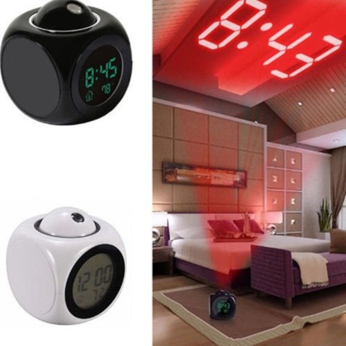 Broadcast led alarm clock - alarm,