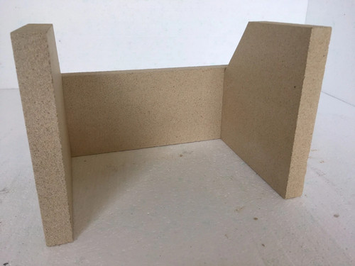 Vermiculite brick set fire - set,