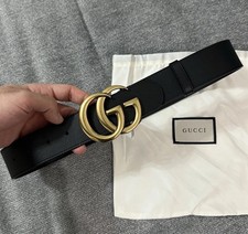 Authentic Gucci Black Leather