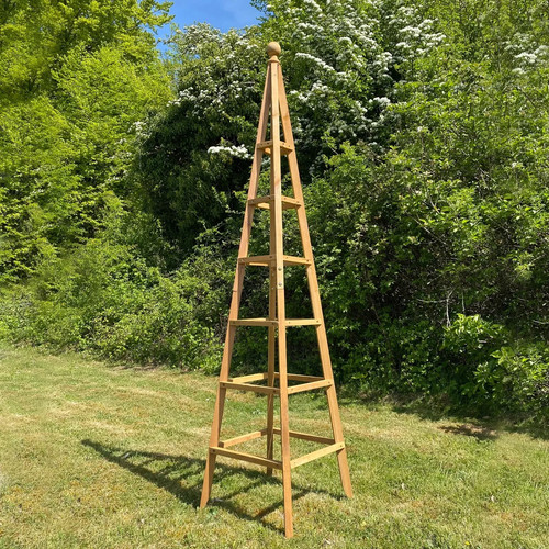 Wooden garden obelisk - garden,
