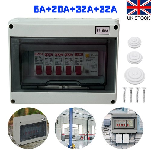 230v garage consumer unit - garage,