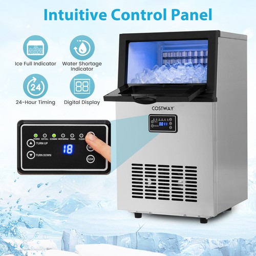 Stainless steel ice machine - stainless,
