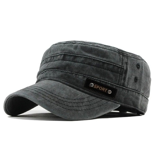 Cotton military hat adjustable - military,