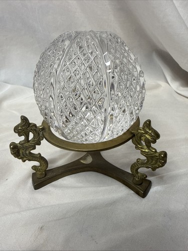Vintage cut lead crystal - lead, ball