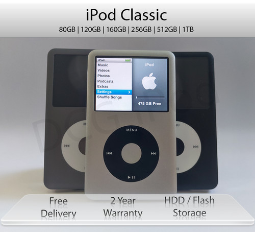 Ipod classic 128 - 256, 512