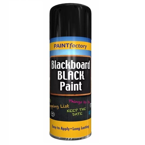 Black blackboard spray - black,