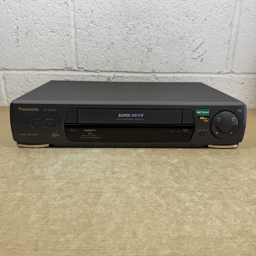 Vhs player panasonic super - panasonic,