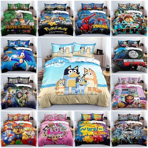 Printed cartoon bedding set - printed,