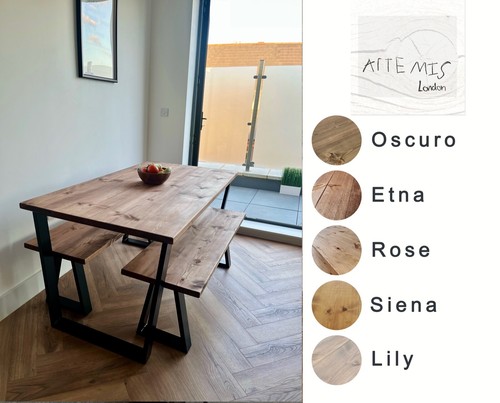 Dining table bench - bench, industrial