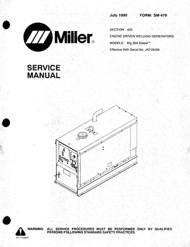 Miller big 30a diesel - big,