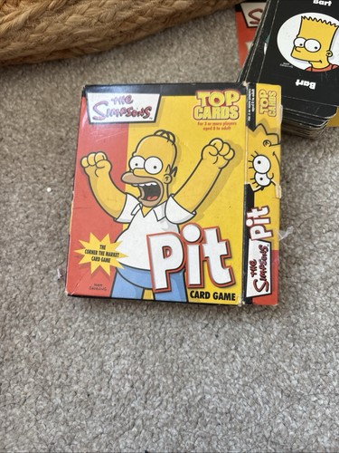 The simpsons pit - card, game