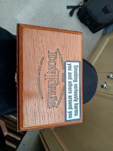 Empty cigar box - cigar, box.