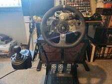 Logitech G920 Steering Wheel and pedals (XBOX) w/ Gearstick and GT Omega stand