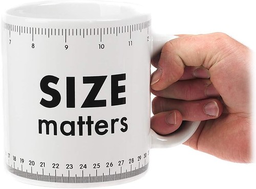 Size matters giant - matters, mug