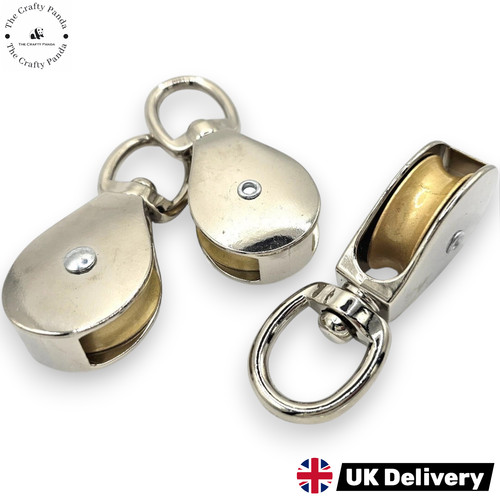 Single nickel plated swivel - single, nickel-plated