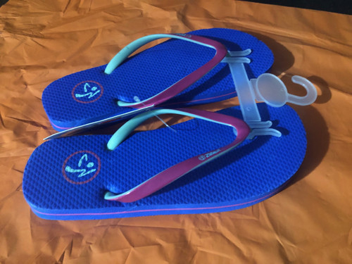 Zumba new blue flip flops - blue,