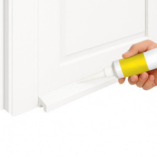 Upvc door weather - bar, peel