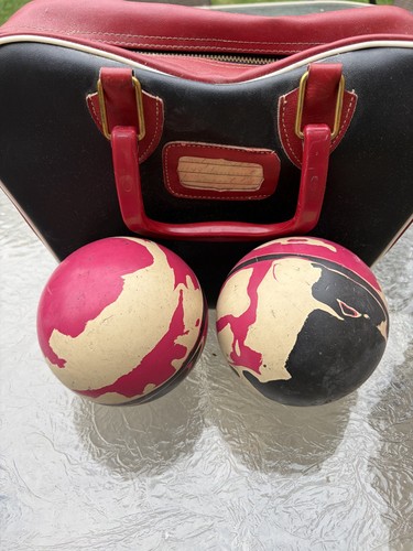 Vintage ebonite marbled lawn - ebonite,