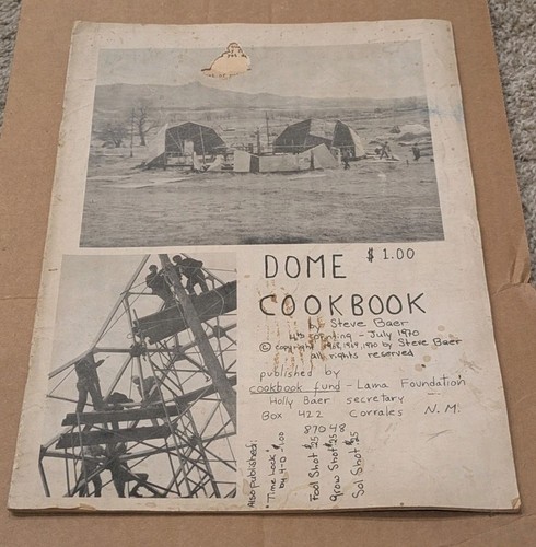 Dome cookbook steve - dome, baer