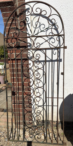Wrought iron garden gate - iron, 197cm