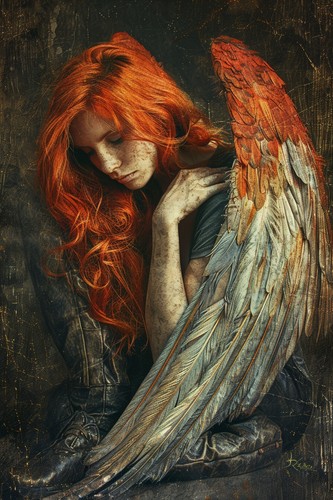 Stunning angel canvas - canvas, picture