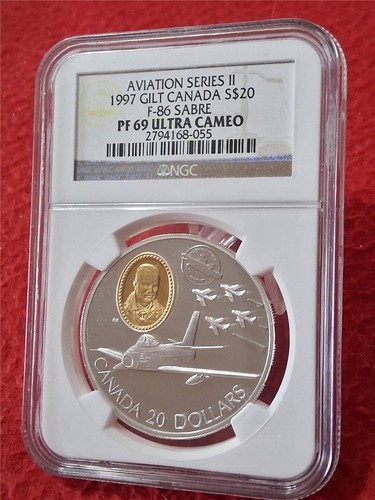 1997 gilt canada silver - 1997, s$20