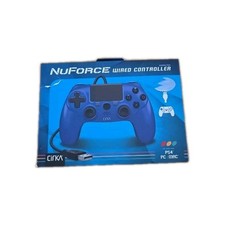 Cirka Nuforce Wired Controller For PS4/ PC/ Mac - Blue - Brand New 