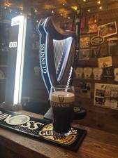 Rare Genuine Official Guinness Harp Beer Pump font/tap mancave pub