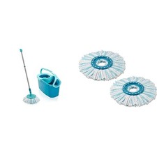 Clean Twist Disc Mop Ergo Mop and Bucket, Floor Mop with