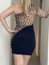 Navy blue Sherri Hill mini