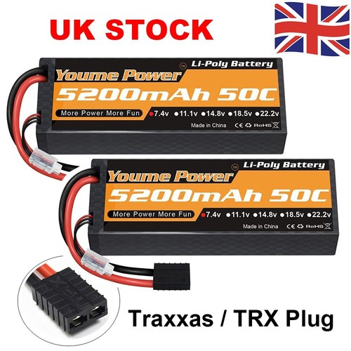 2pcs youme 5200mah - 7.4v,
