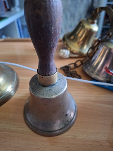 Vintage brass hand held - , school
