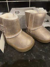 Ugg Baby Metallic Glitter Boots, Brand-New Inbox Uk 0-6 Months ￼