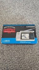 Vintage Citizen Compact Pocket B/W LCD TV