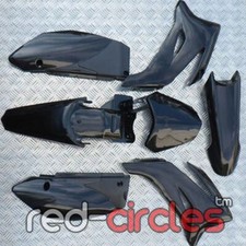 BLACK TTR 110 PIT BIKE PLASTICS SET 125cc 140cc 150cc 160cc PITBIKE KIT