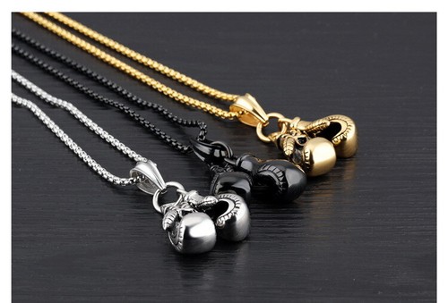 Boxing glove pendant - glove, necklace