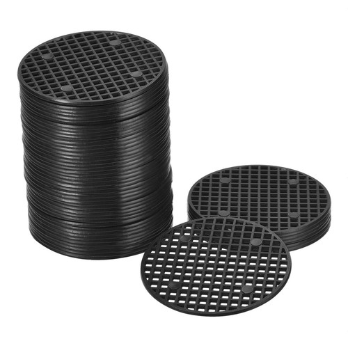 50pcs plastic round - 50pcs, 2.6"