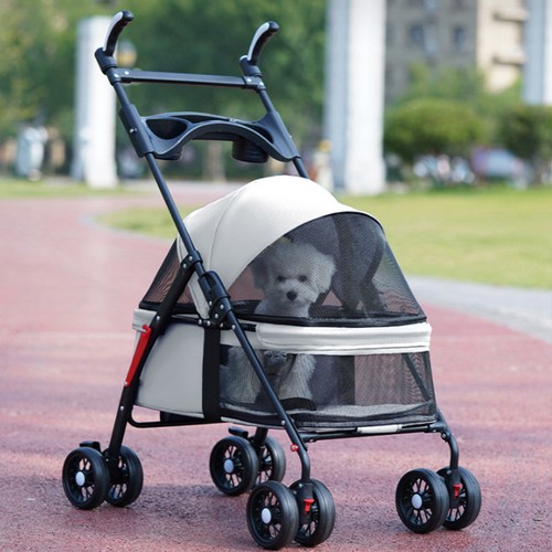 Wheel portable pet stroller - 4-wheel,