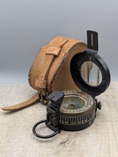 Vintage Prismatic Mother Of Pearl Dial Compass M-73? Francis Baker? MOP