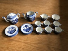 Antique Ridgway Humphreys Clock Scenes from Charles Dickens Child's Tea Service