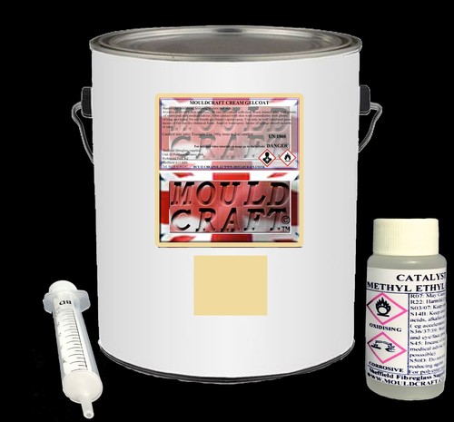 Cream gelcoat 5kg - kit, uses