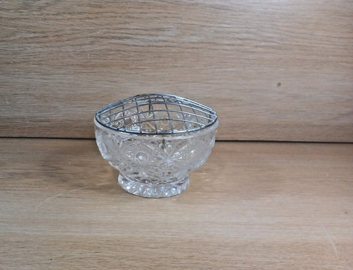 Vintage crystal cut glass rose - vintage,