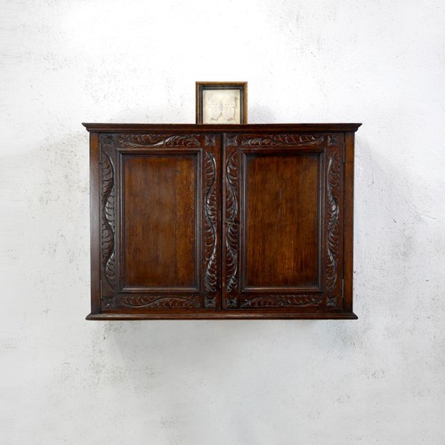 Antique tabletop wall dark - dark, oak