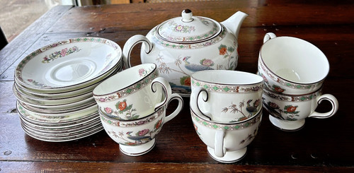 Vintage wedgwood kutani tea - vintage,